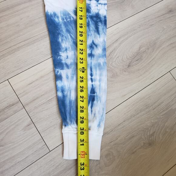 Ivory Ella Sweatshirt Womens XS Pastel Pink Blue Tie-Dye Organic Cotton Crewneck - Picture 6 of 8